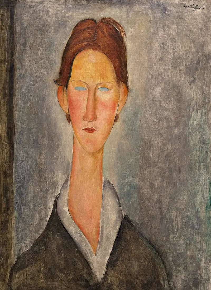 Porträtt av en student (Studenten) - Amedeo Modigliani