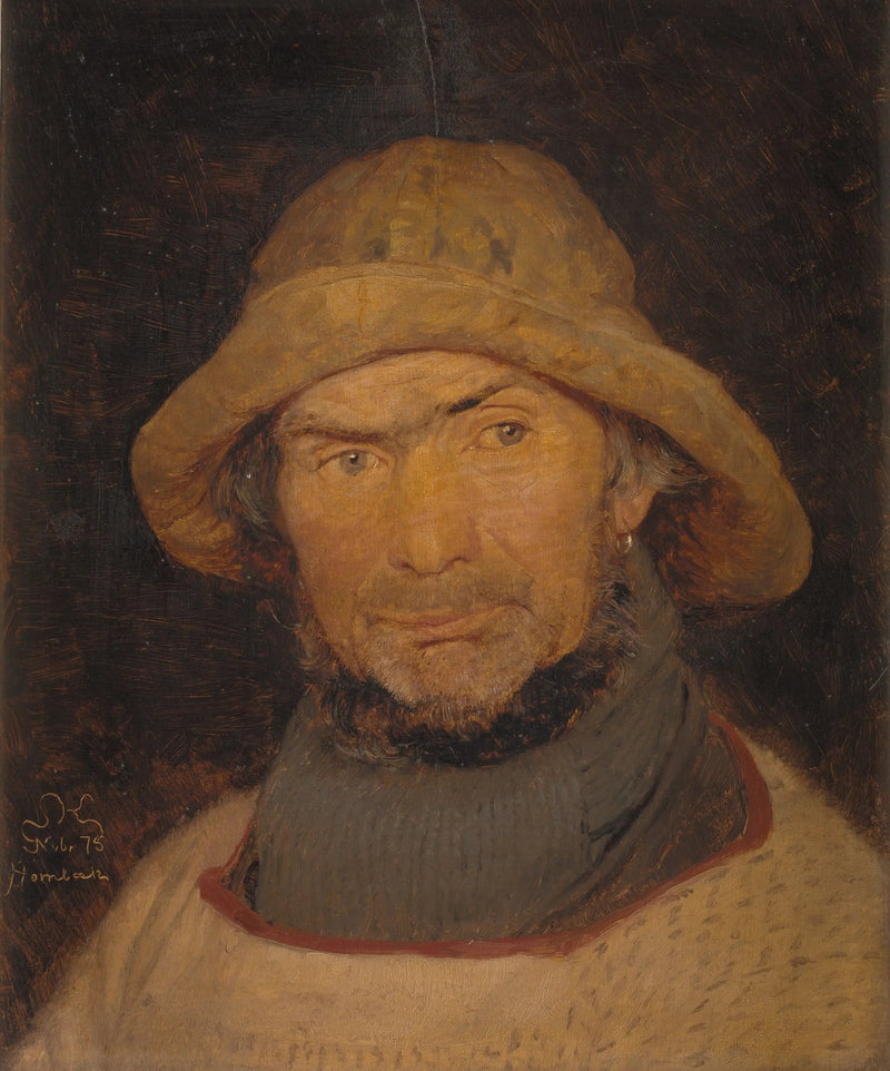 Porträtt av en fiskare från Hornbæk - Peder Severin Krøyer