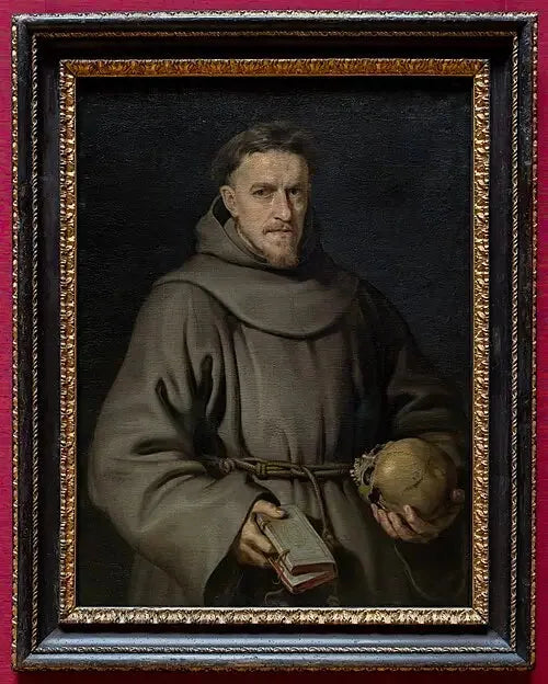 Porträtt av en franciskansk bror - Peter Paul Rubens