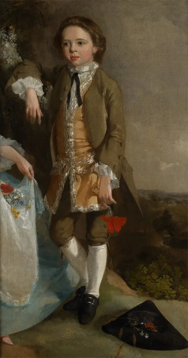 Porträtt av en pojke (fragment av « Porträtt av en pojke och en flicka ») - Thomas Gainsborough