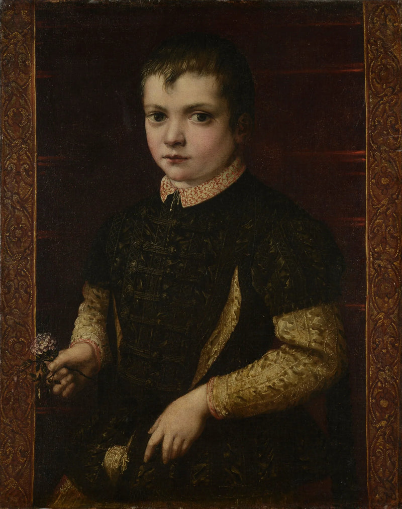 Porträtt av en pojke - Francesco Salviati