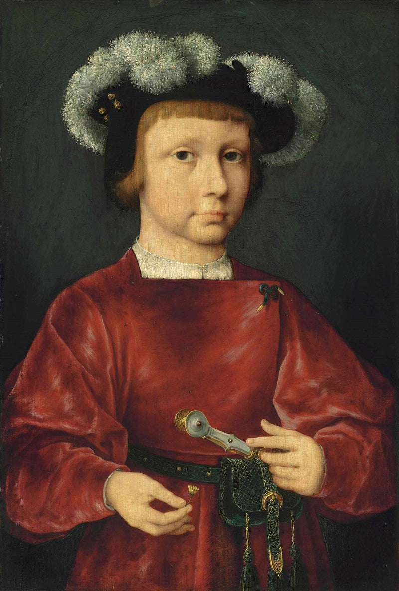 Porträtt av en pojke - Joos van Cleve
