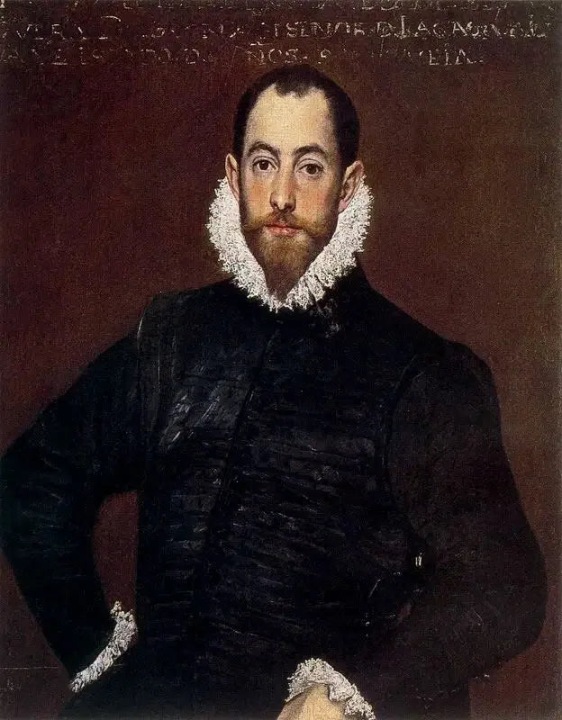 Porträtt av en gentleman från Maison de Leiva - El Greco