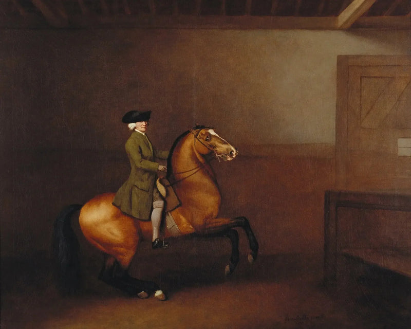 Porträtt av en gentleman - George Stubbs