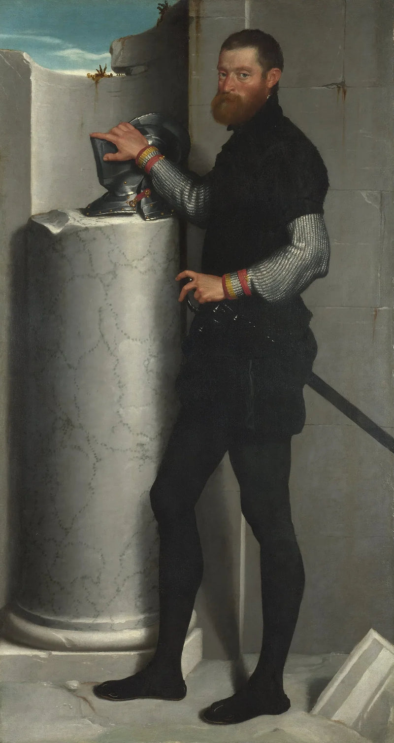 Porträtt av en gentleman - Giovanni Battista Moroni
