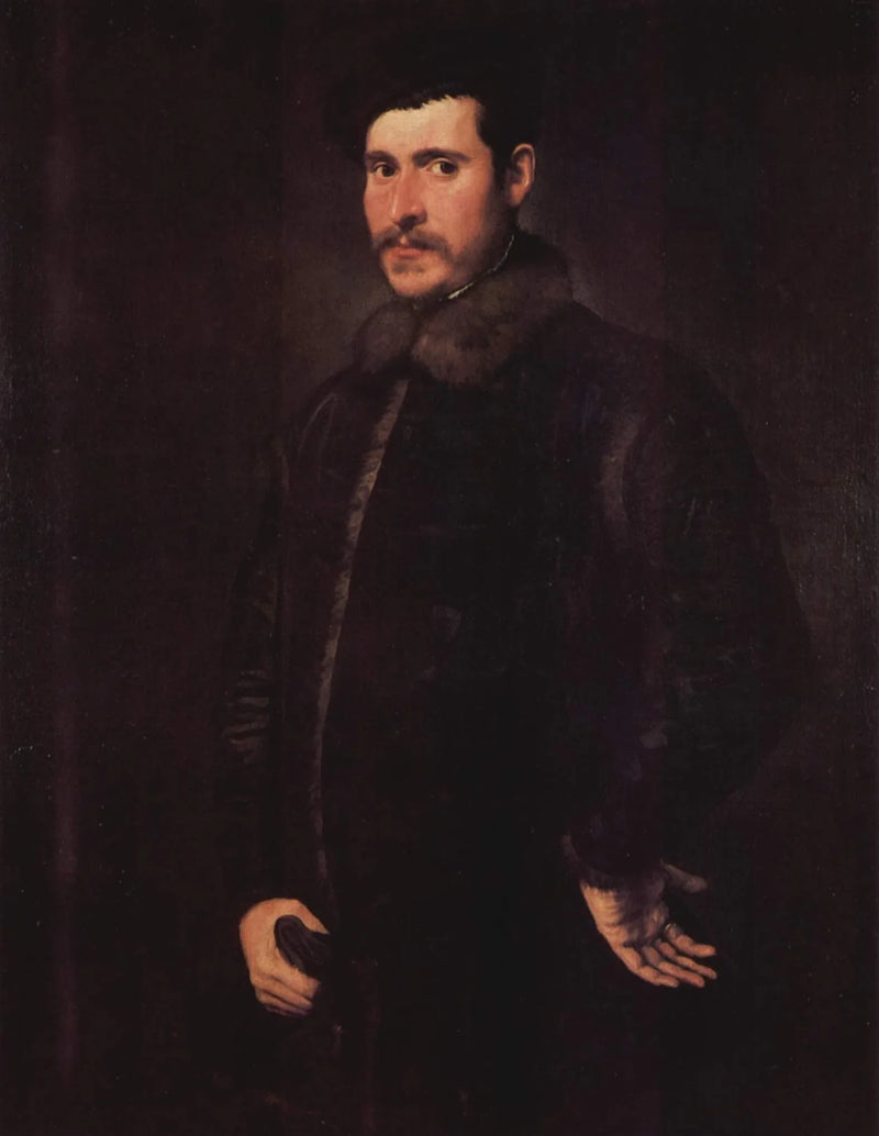 Porträtt av en gentleman - Jacopo Tintoretto
