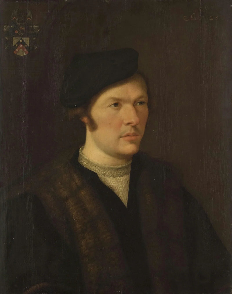 Porträtt av en gentleman [kanske Nicasius Hanneman] - Joos van Cleve