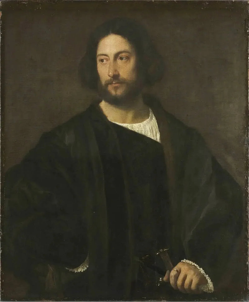 Porträtt av en gentleman - Titian