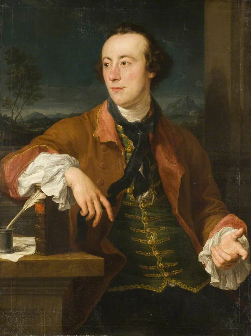 Porträtt av en gentleman (traditionellt identifierad som Horatio Walpole, 1723–1809) - Pompeo Batoni
