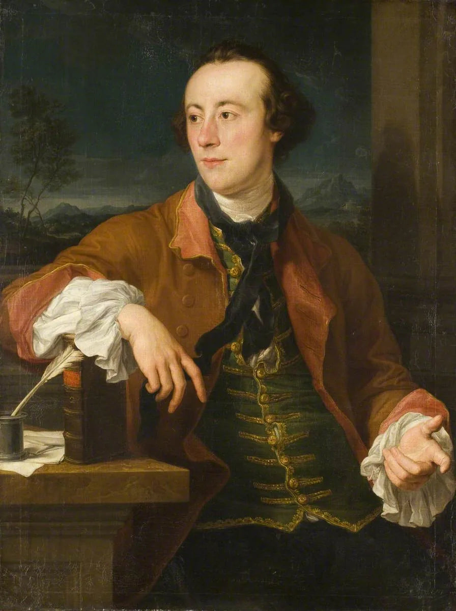 Porträtt av en gentleman (traditionellt identifierad som Horatio Walpole, 1723–1809) - Pompeo Batoni