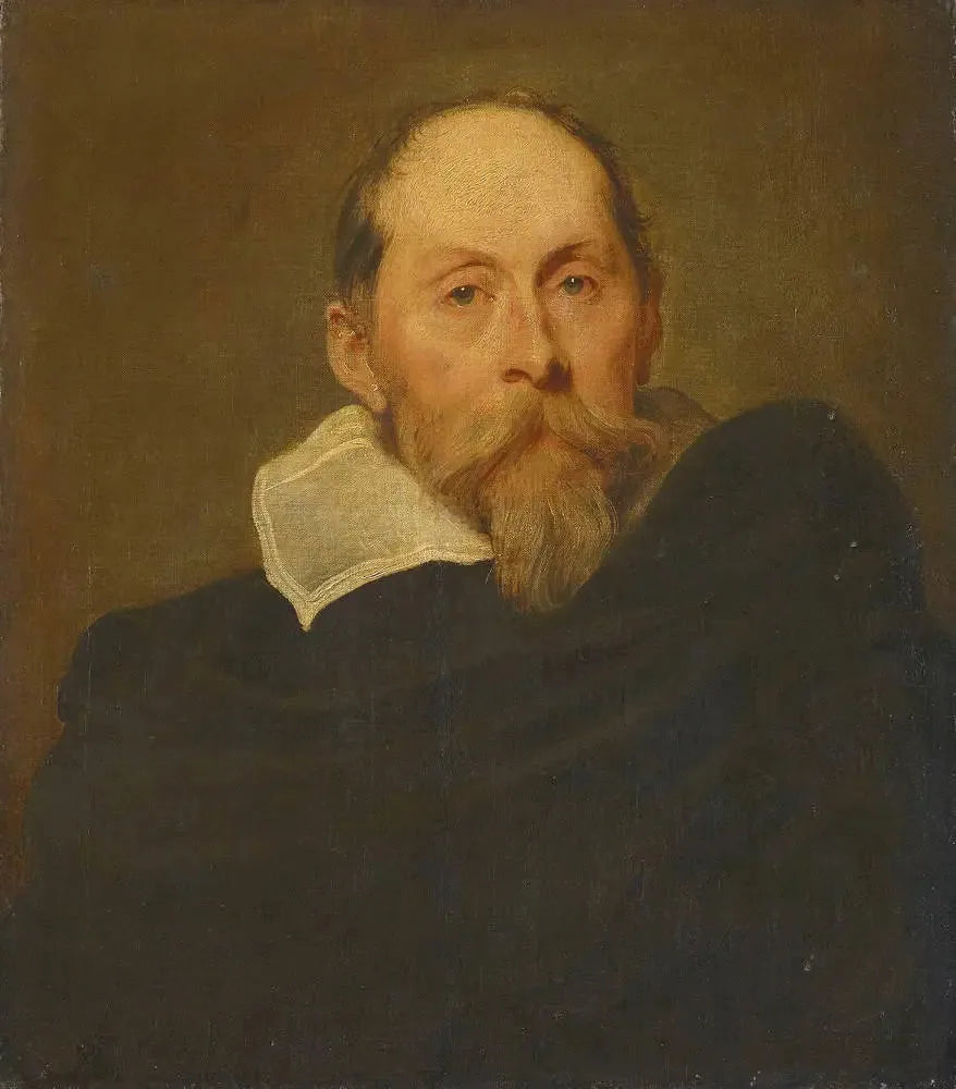 Porträtt av en man med blont skägg - Antoine van Dyck