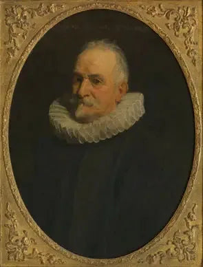 Porträtt av en äldre man, - Antoine van Dyck