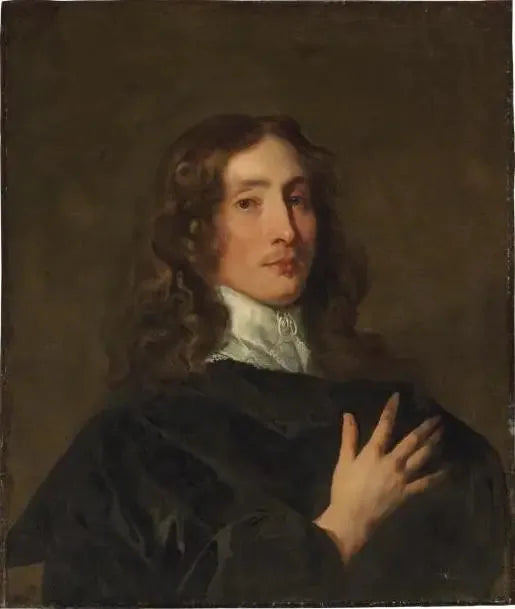 Porträtt av en man (tidigare kallad John Milton) - Antoine van Dyck