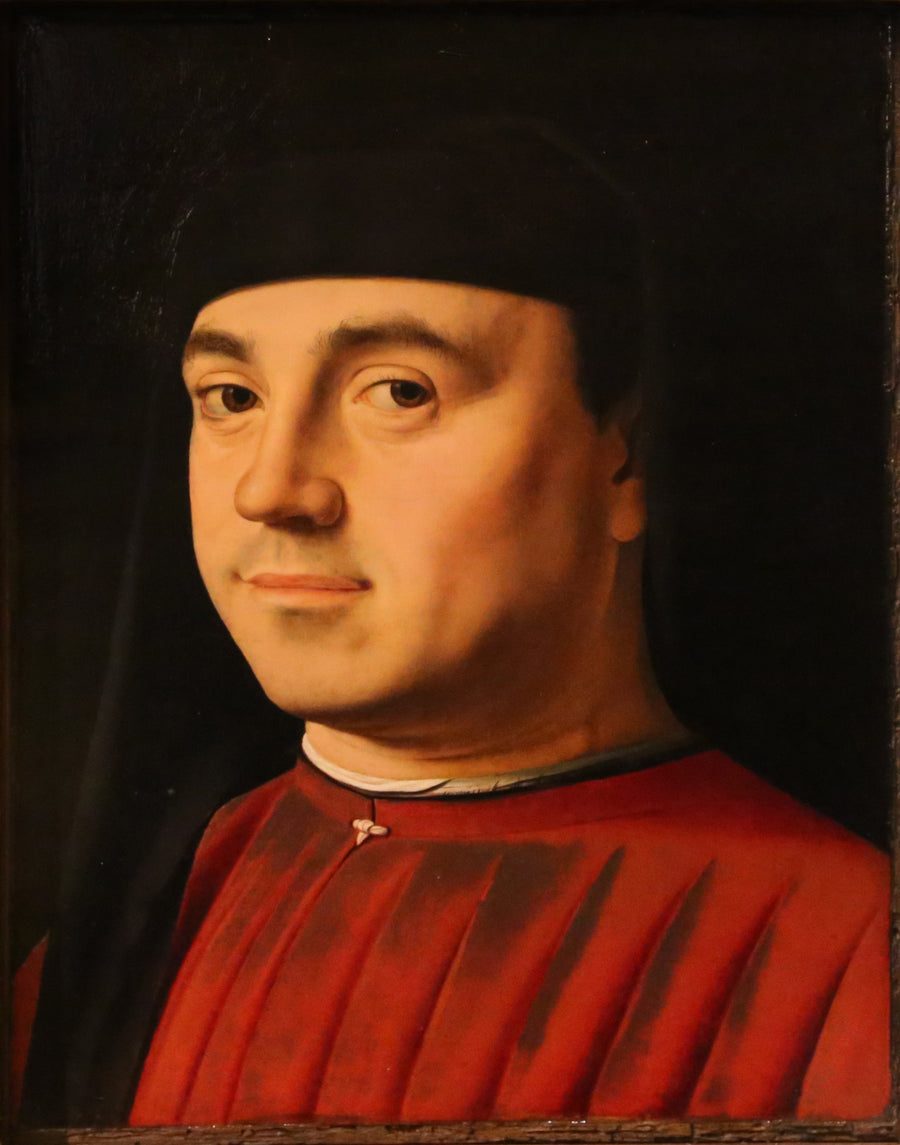 Porträtt av en man - Antonello de Messina