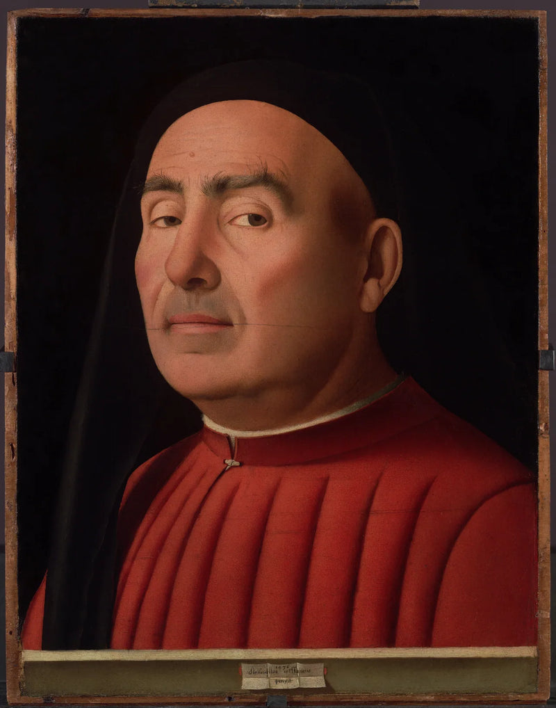 Porträtt av en man - Antonello de Messina