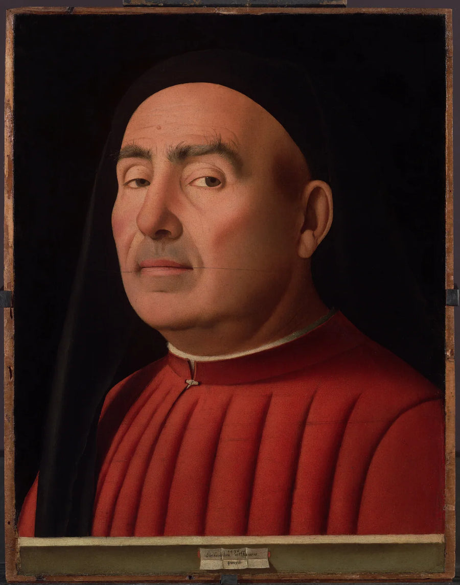 Porträtt av en man - Antonello de Messina