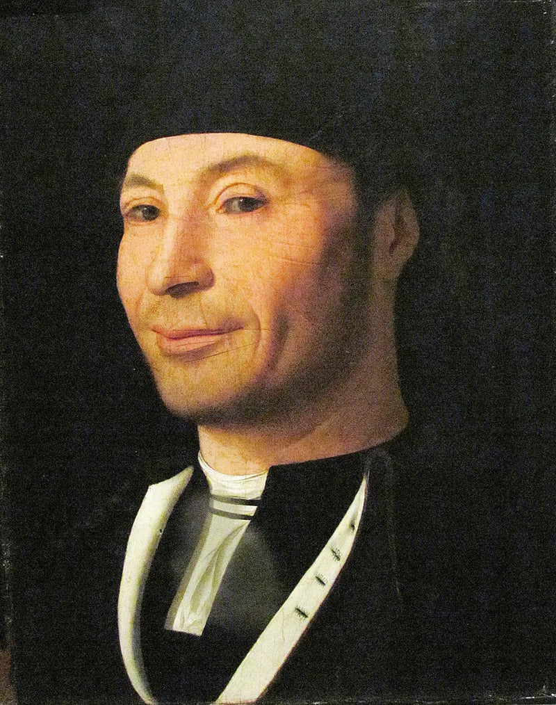 Porträtt av en man - Antonello de Messine
