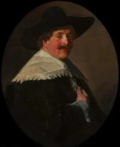 Porträtt av en sittande man - Frans Hals