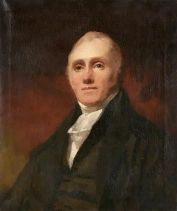 Porträtt av en man med prästkrage - Henry Raeburn