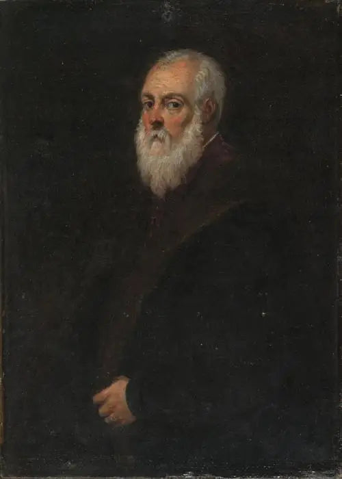 Porträtt av en skäggig man - David Teniers den yngre
