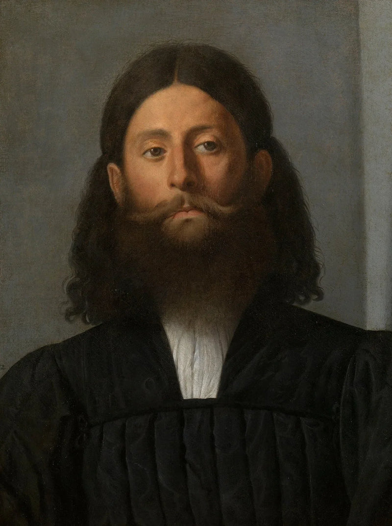Porträtt av en skäggig man - Lorenzo Lotto