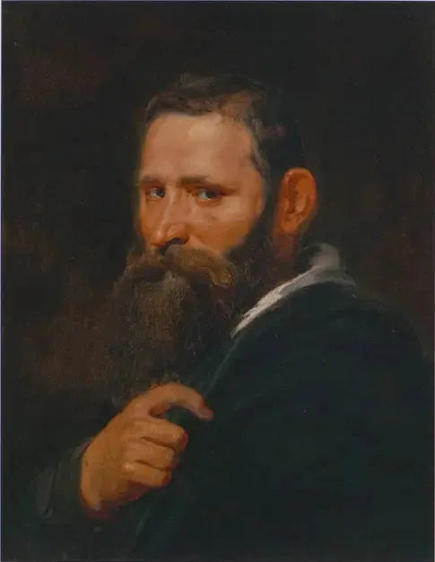 Porträtt av en skäggig man, ca 1612 - Peter Paul Rubens