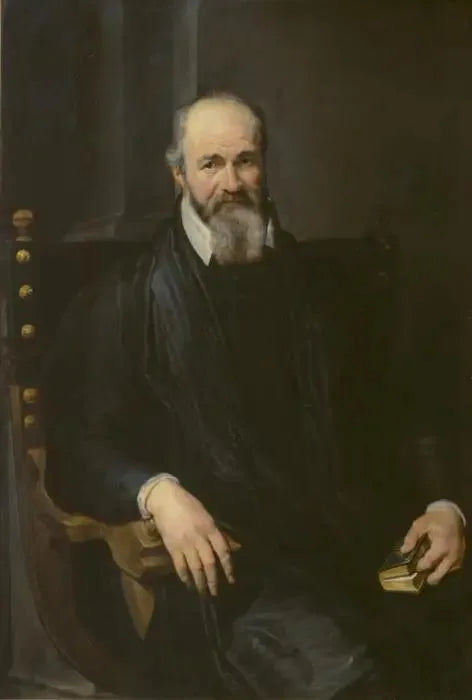 Porträtt av en man i en fåtölj - Antoine van Dyck