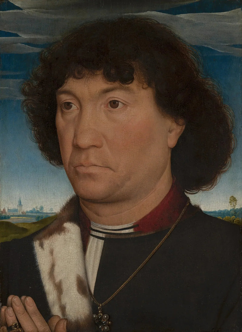 Porträtt av en man från familjen Lespinette - Hans Memling