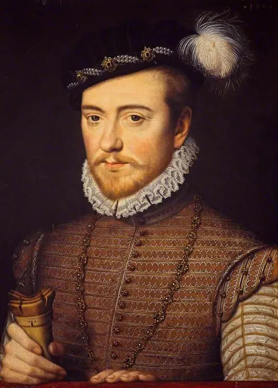Porträtt av en man (kallad hertig av Alençon) - François Clouet
