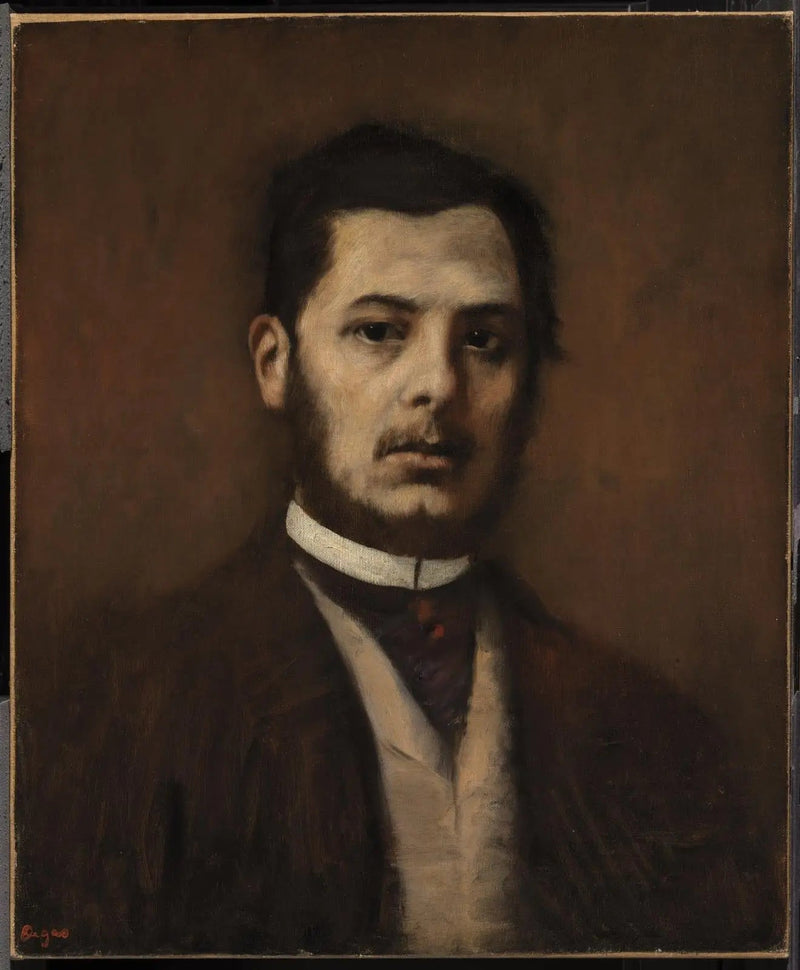 Porträtt av en man - Edgar Degas