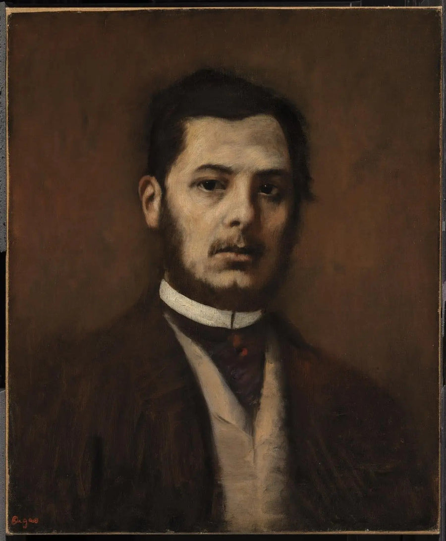 Porträtt av en man - Edgar Degas