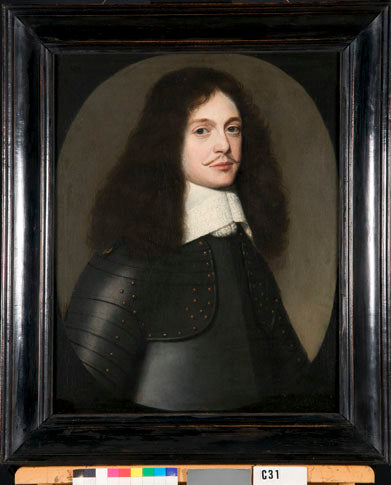Porträtt av en man i rustning - Gerrit van Honthorst