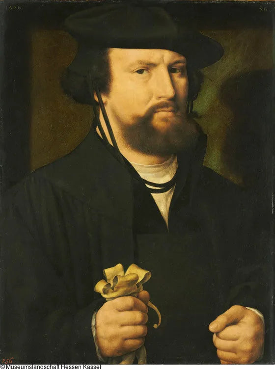 Porträtt av en man i bröstbild - Joos van Cleve