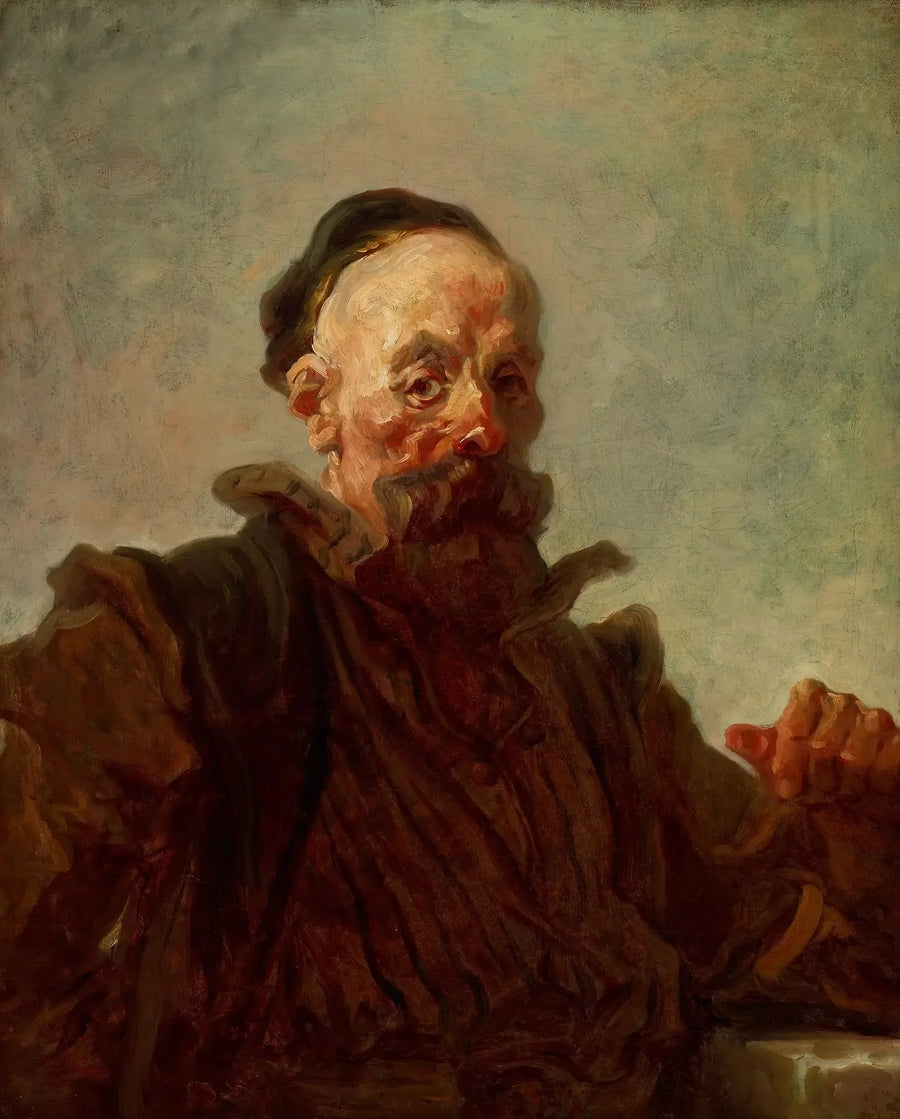 Porträtt av en man i spansk kostym - Jean-Honoré Fragonard