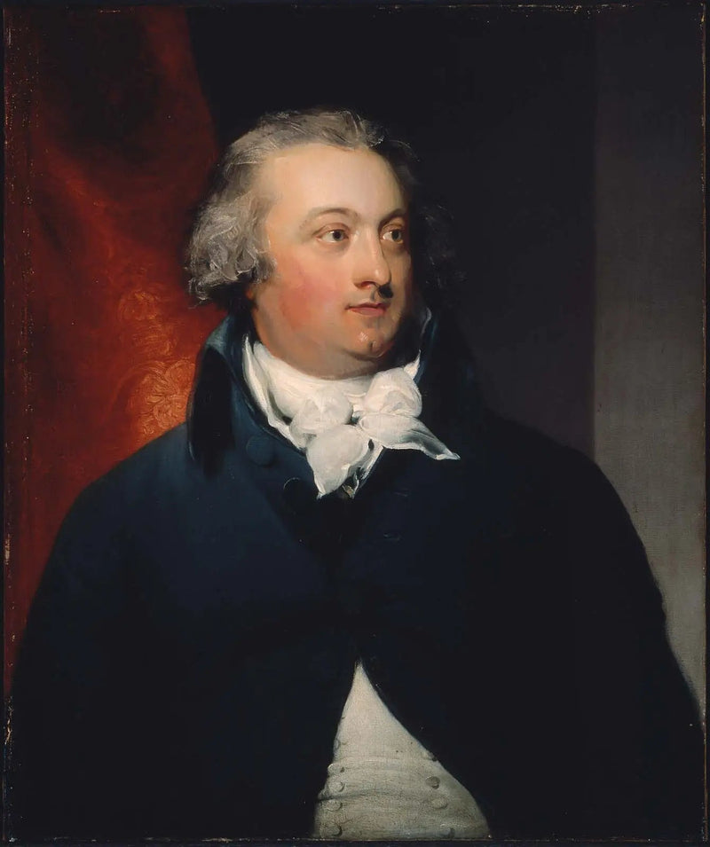 Porträtt av en man i blå kappa - Thomas Lawrence