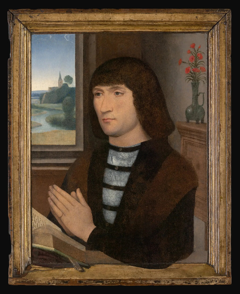 Porträtt av en man i bön - Hans Memling