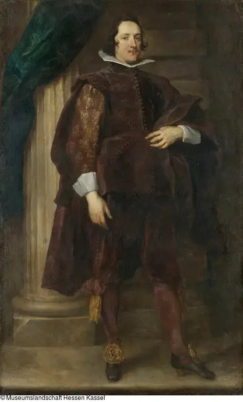 Porträtt av en spansk man - Antoine van Dyck