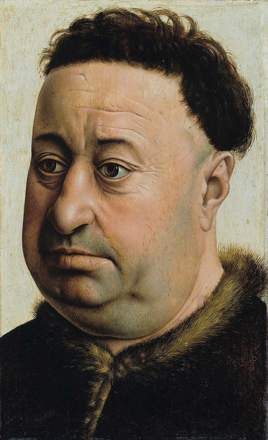 Porträtt av en tjock man - Robert Campin