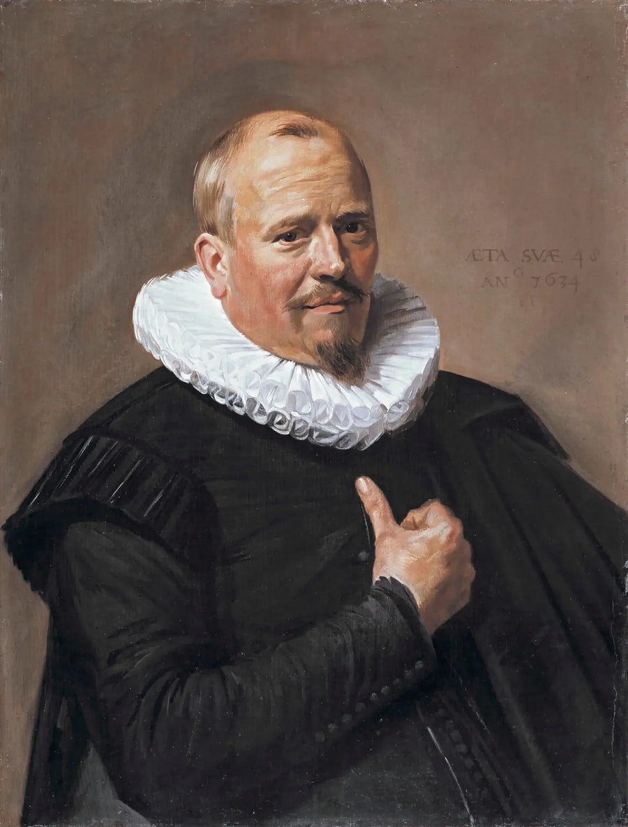 Porträtt av en okänd man - Frans Hals