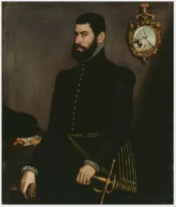Okänd mans porträtt - Giovanni Battista Moroni