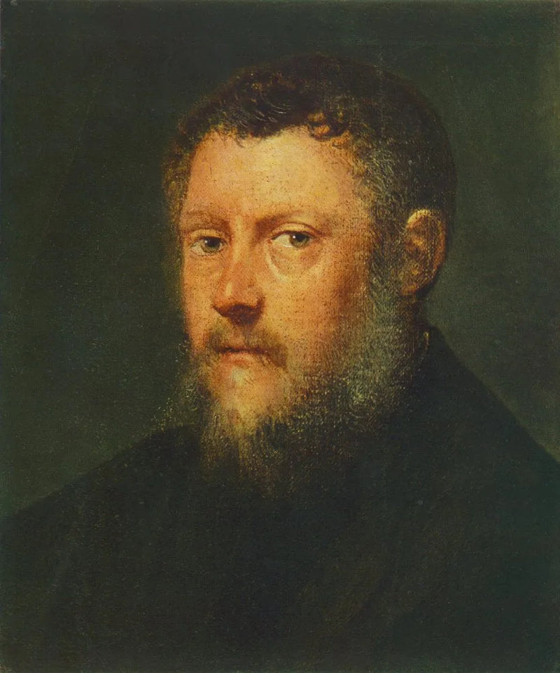 Porträtt av en man - Jacopo Tintoretto