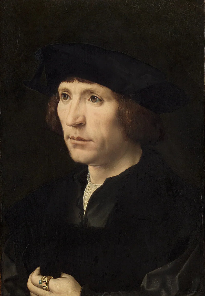 porträtt av en man - Jan Gossaert