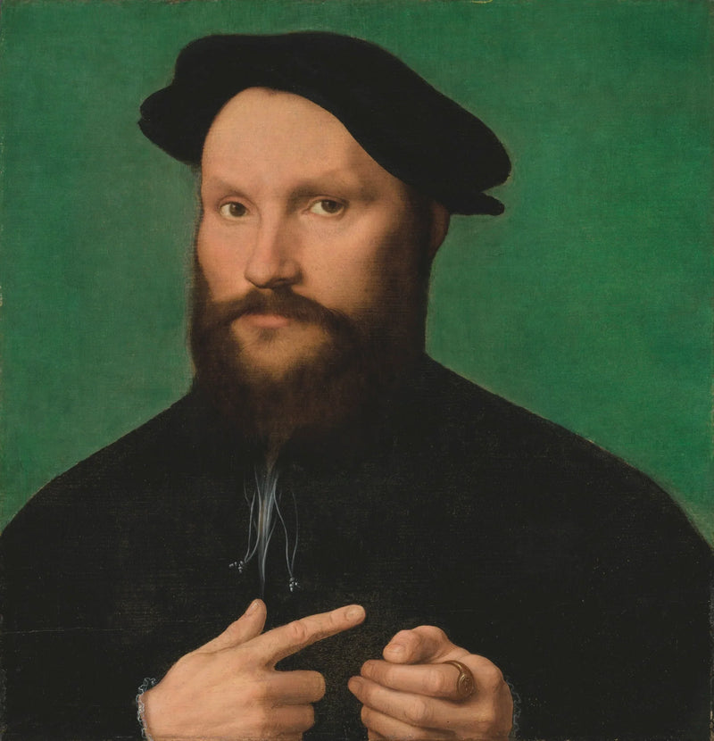 Porträtt av en man - Joos van Cleve