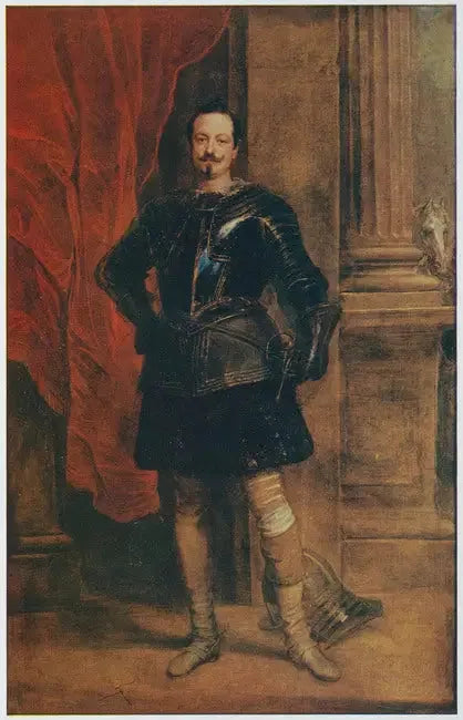Porträtt av en man, kanske Filippo van Spinola - Antoine van Dyck