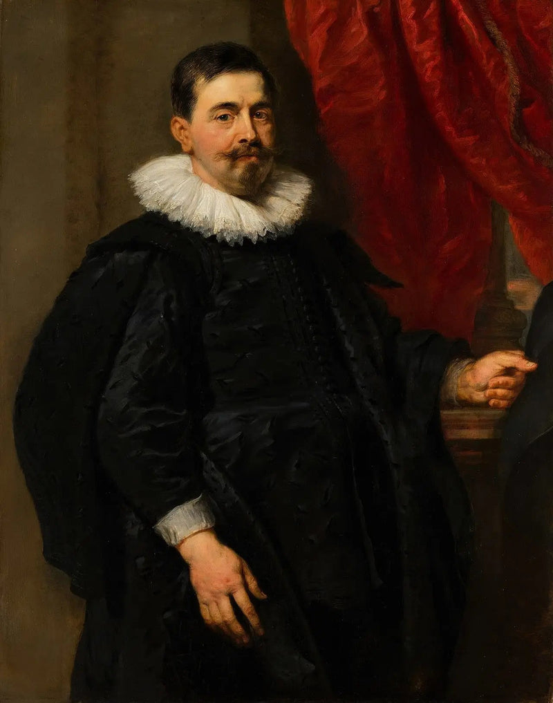 Porträtt av en man, kanske Peter van Hecke (1591-1645) - Peter Paul Rubens
