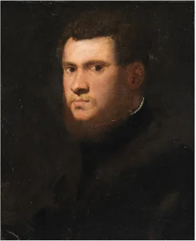 Porträtt av en man, troligen från familjen Mazzi - Jacopo Tintoretto