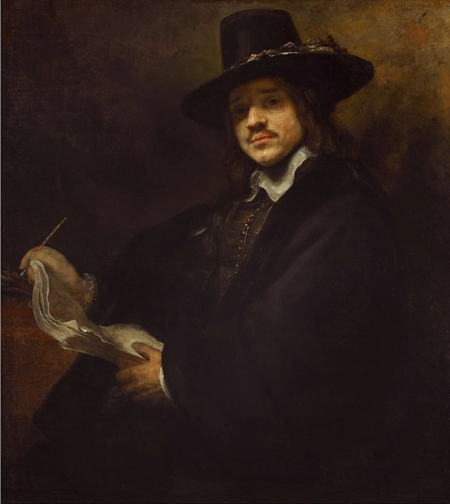 Porträtt av en ung konstnär - Rembrandt