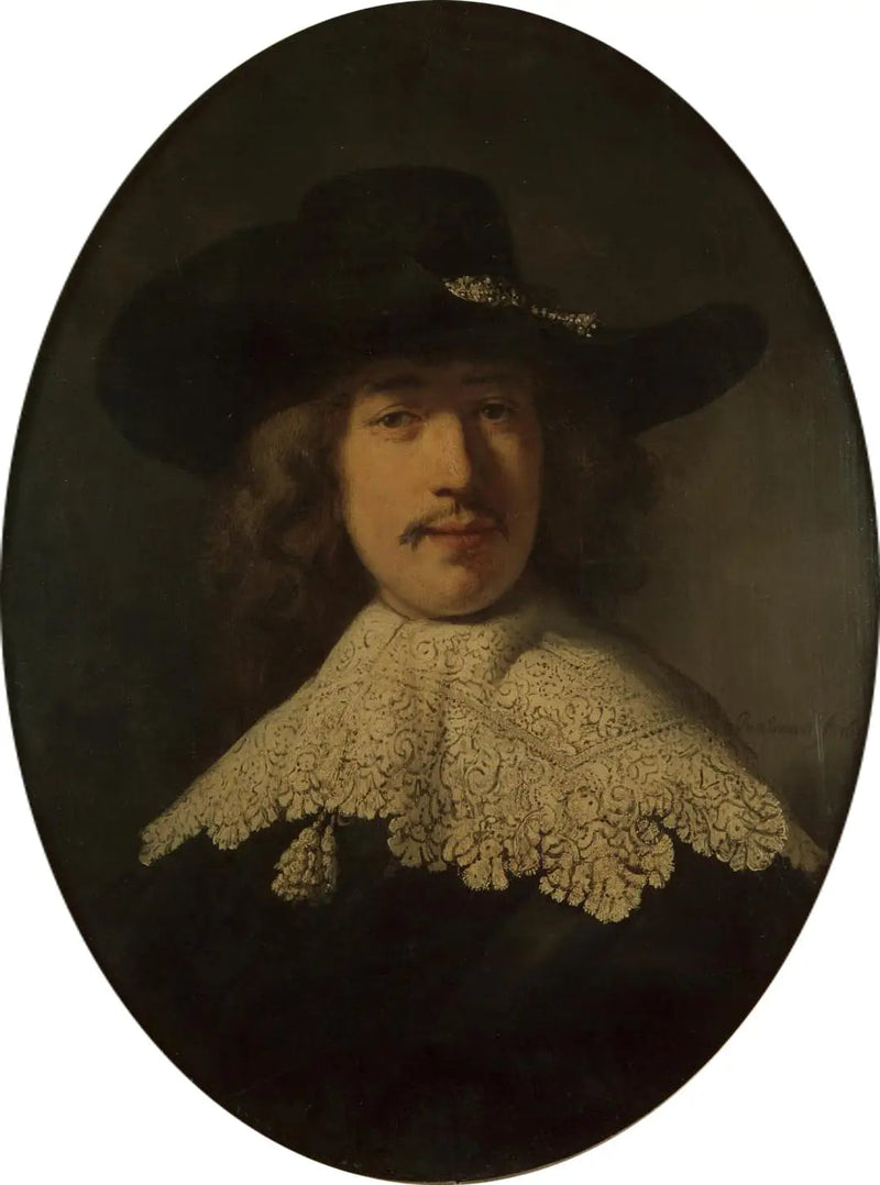 Porträtt av en ung singel - Rembrandt