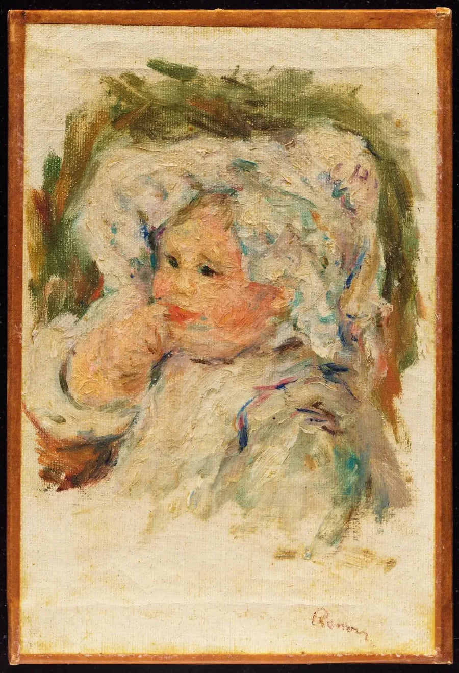 Porträtt av ett ungt barn - Pierre-Auguste Renoir