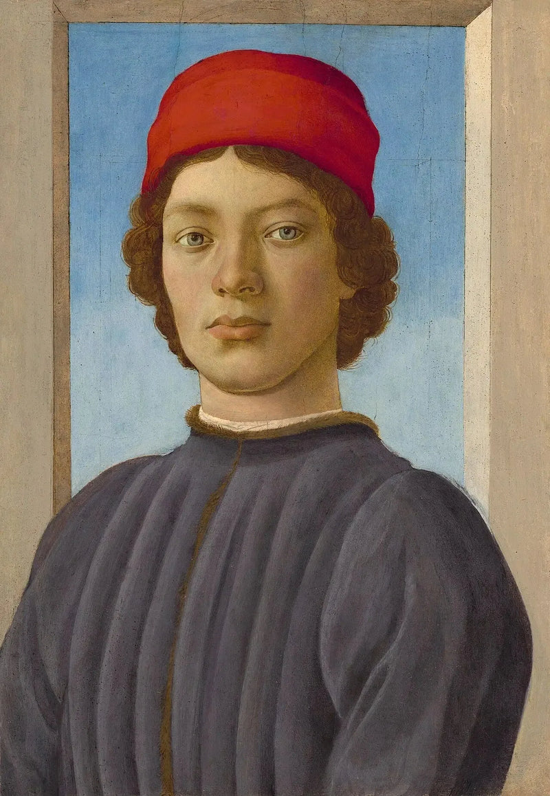 Porträtt av en ung man - Filippino Lippi